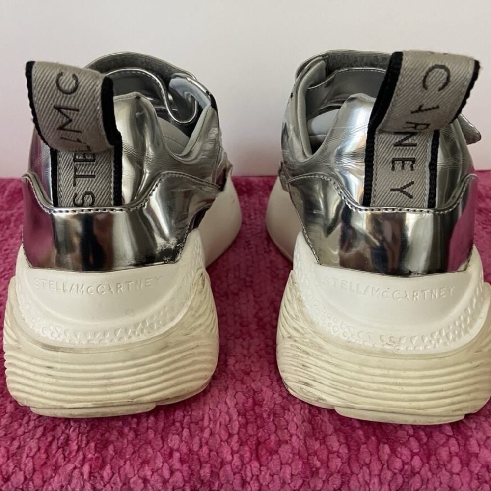 Stella McCartney Silver Athletic Shoes - Picture 4 of 9